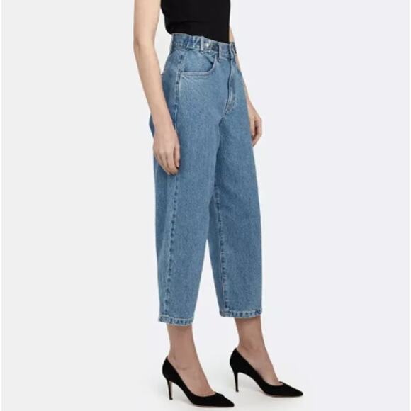New ~ EDWIN ~ FREE PEOPLE ~One Way Maiia Wide Leg Jeans Size S - Picture 9 of 9